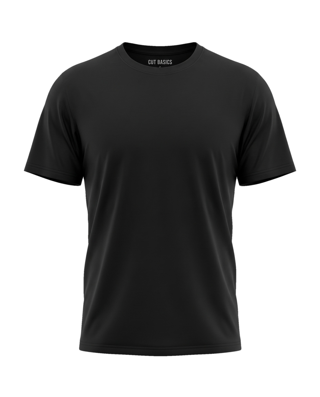 Essential Cotton II siyah tişört — ön