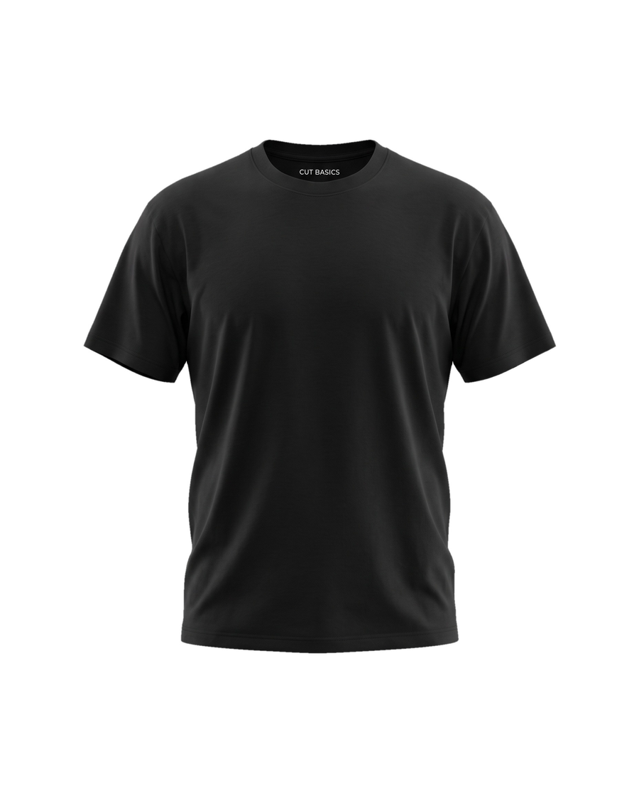 Stretch Regular Tee — Black