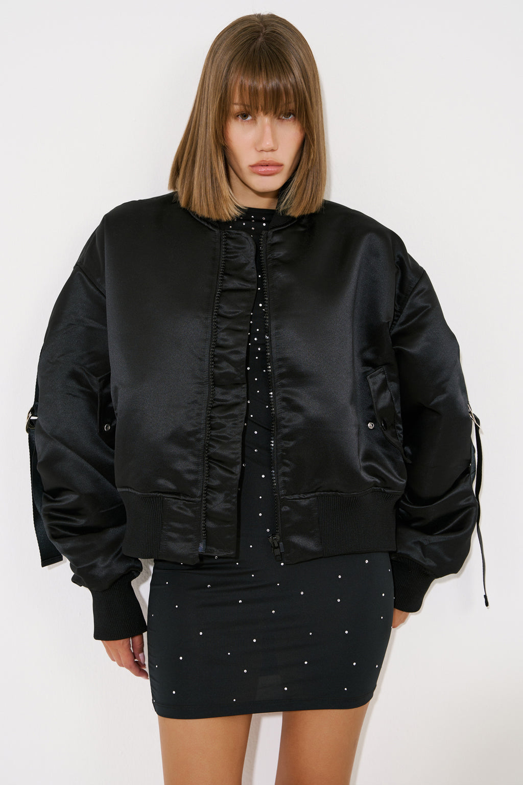 Zip-Up Bomber Jacket