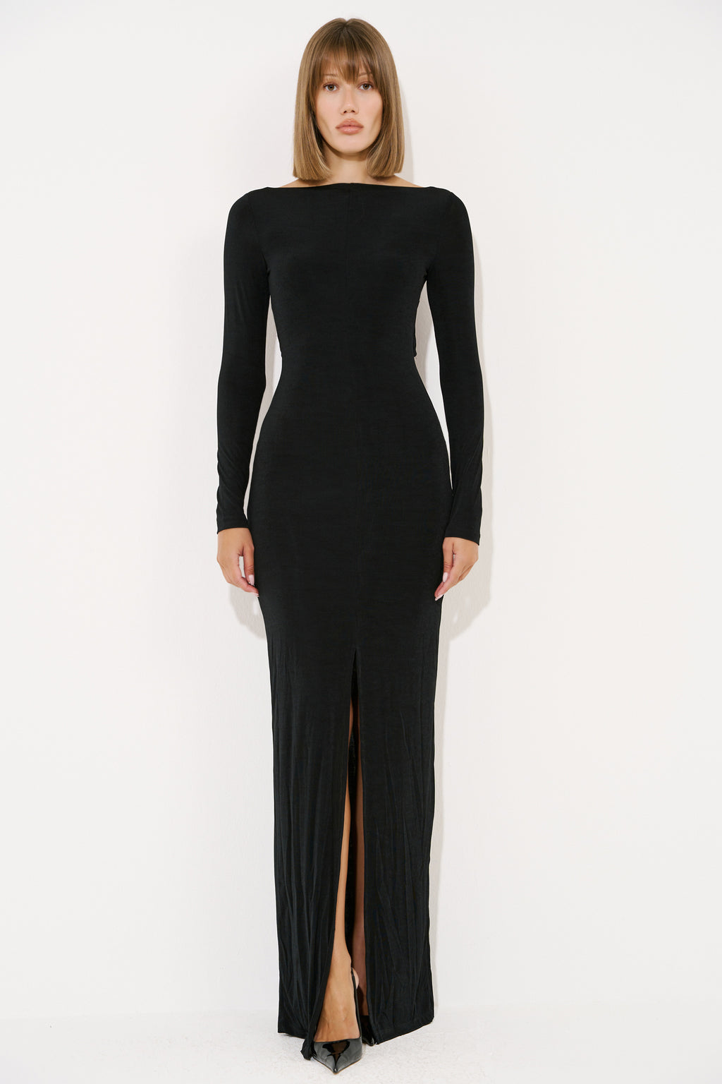 Cut Out Front Maxi Dress