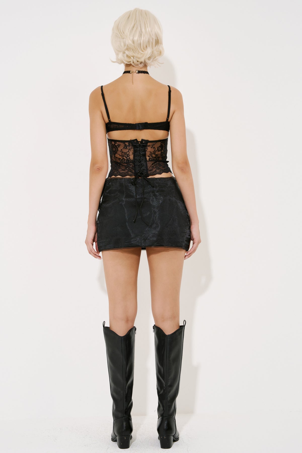 Organza Mini Skirt