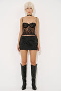 Organza Mini Skirt