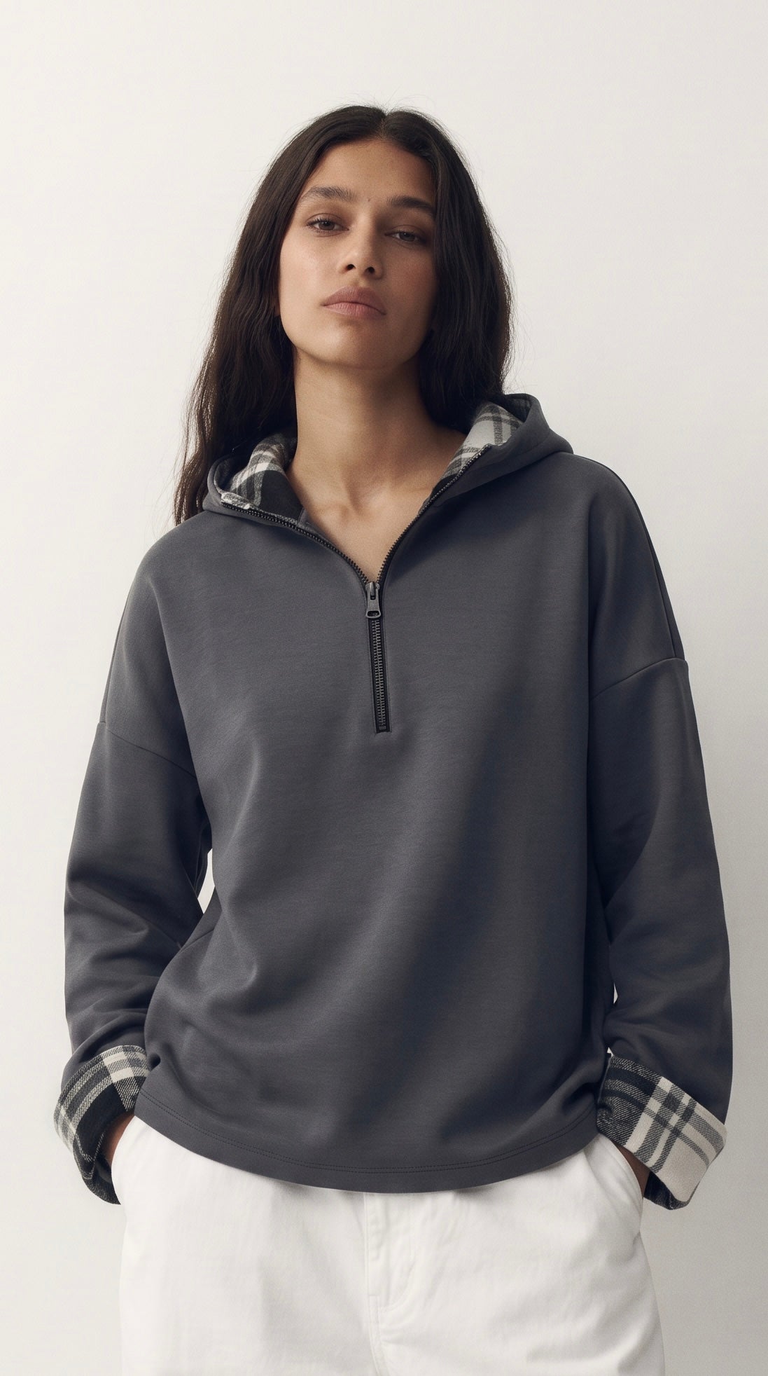 quarter sweatshirt