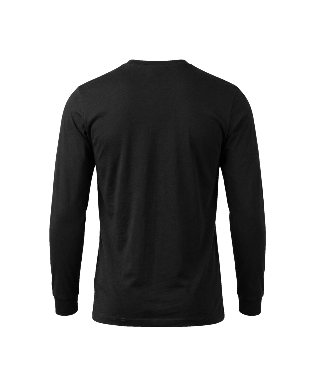 Modal Long-Sleeve siyah tişört — arka