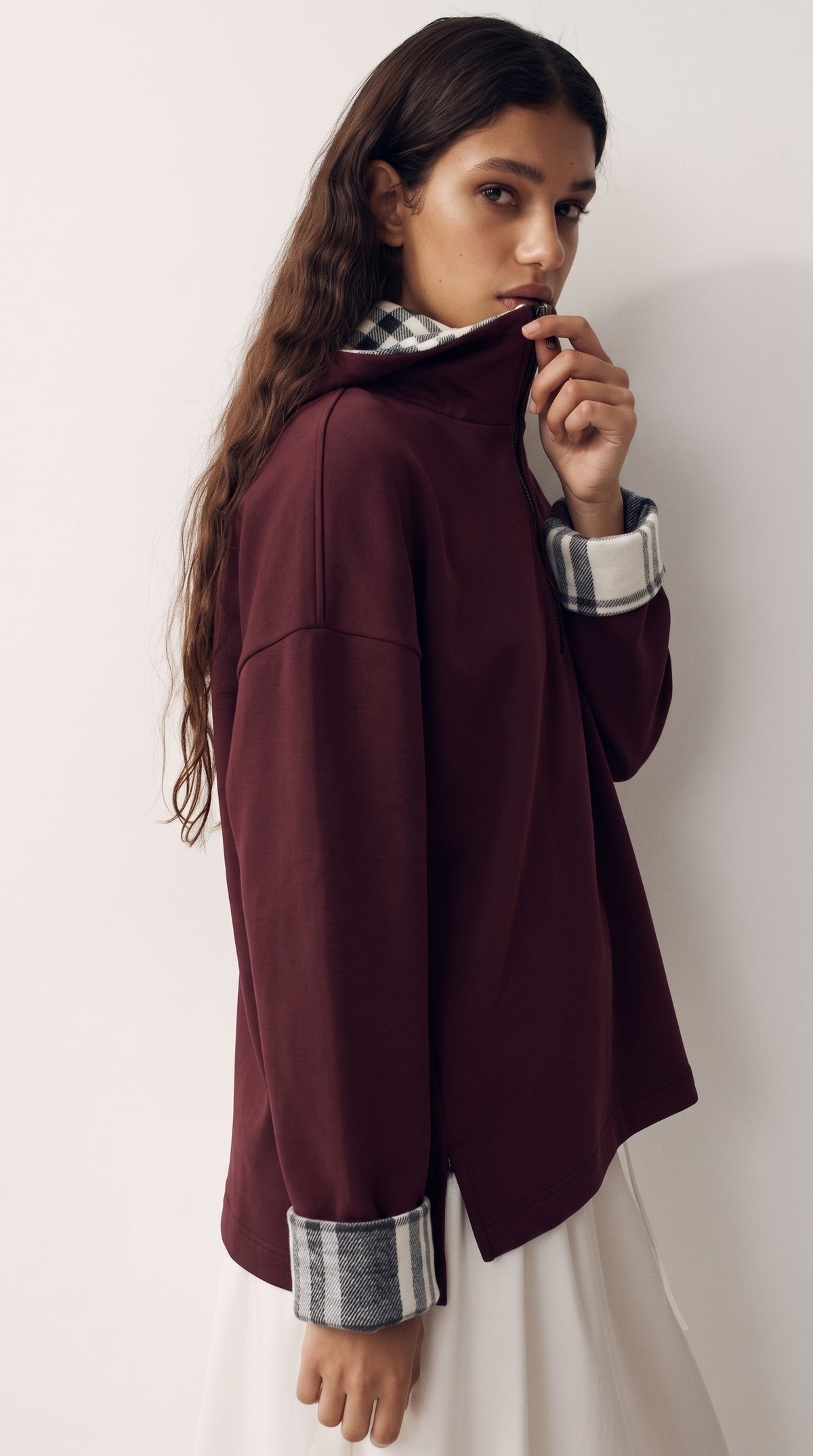 quarter sweatshirt