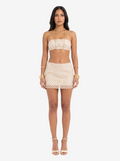Strapless Bustier & Mini Skirt Set