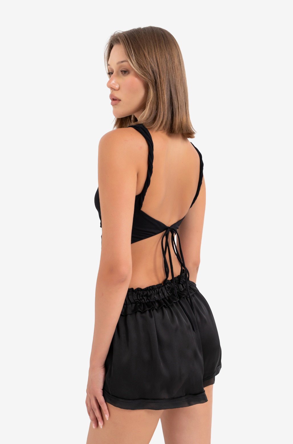 Backless Triangle Top