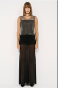 Embellished Net Top