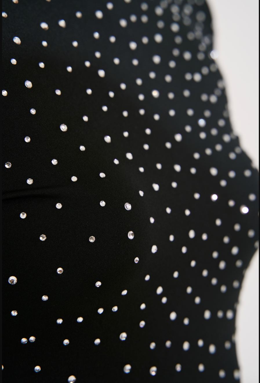 Long-Sleeve Embellished Mini Dress