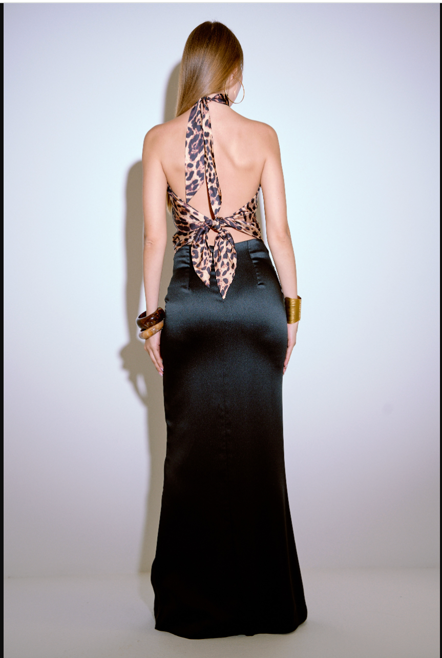 Satin Maxi Skirt
