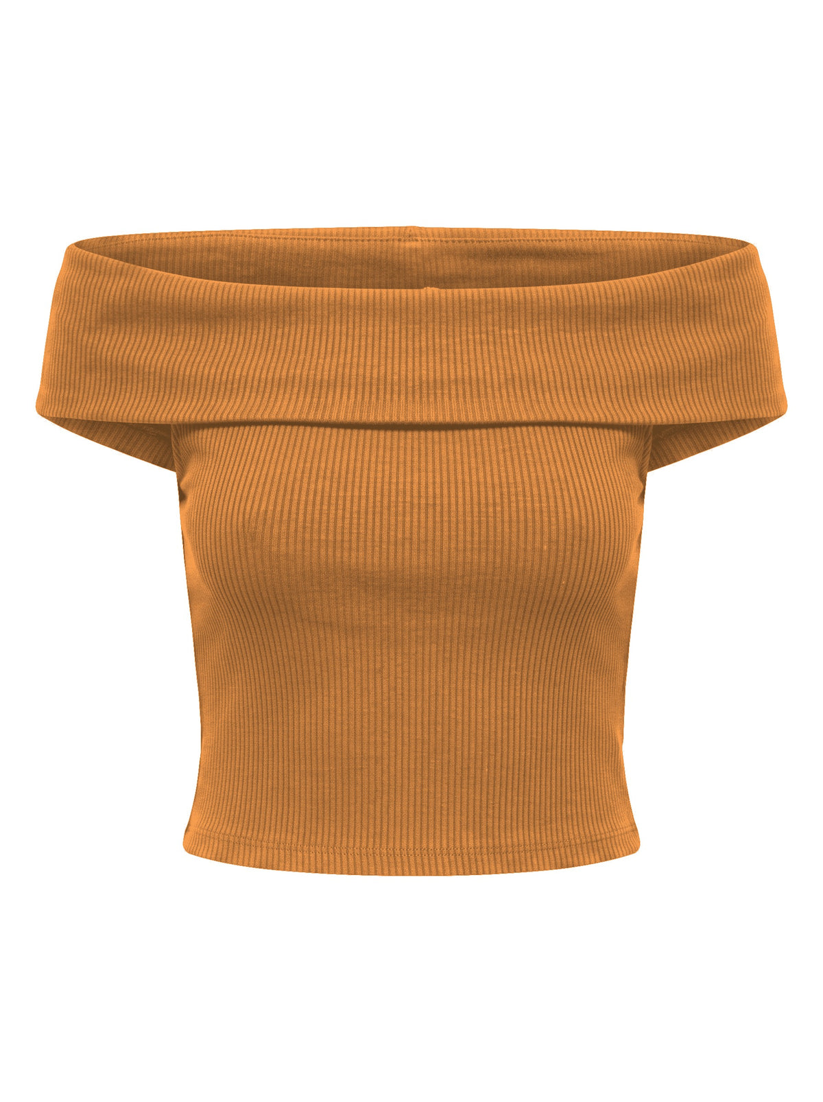 Madonna Yaka Crop Top - Karamel - ön