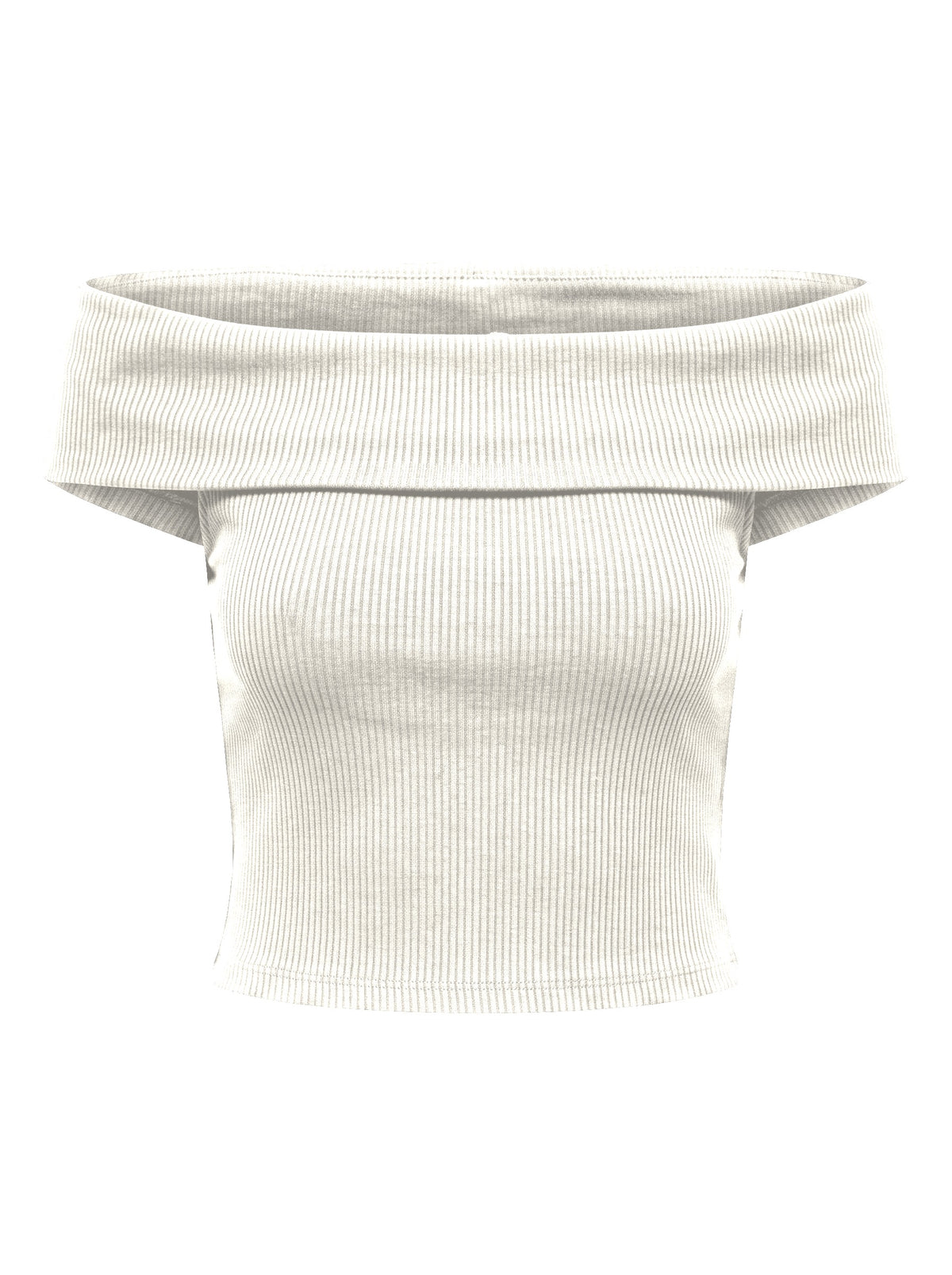 Madonna Yaka Crop Top - Ekru - ön