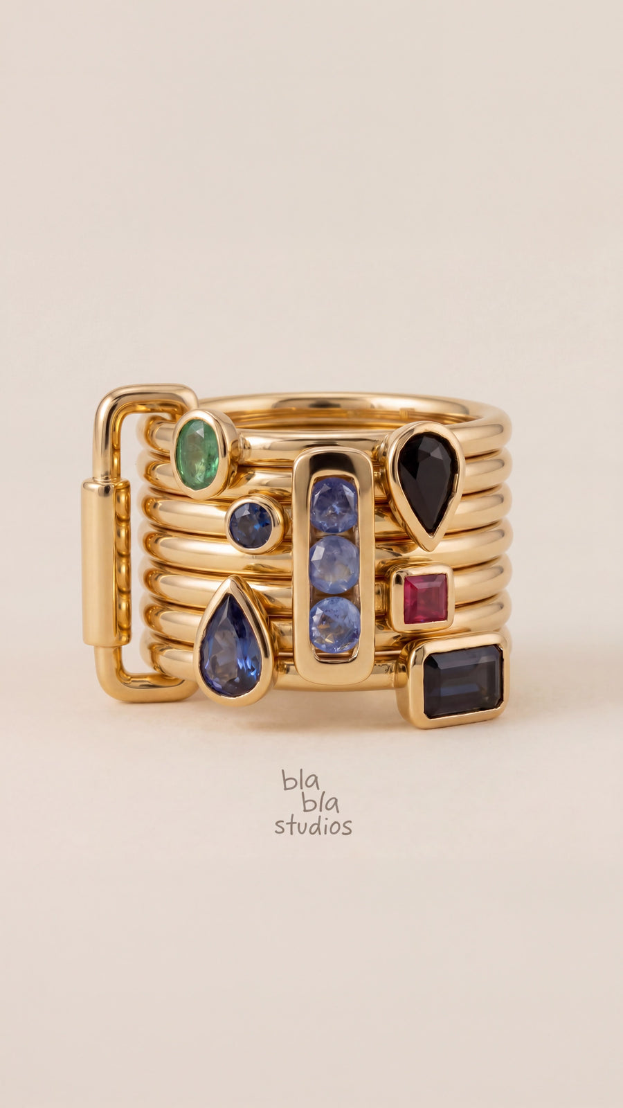 Birthstone Ring Set · BLA-BLA 021