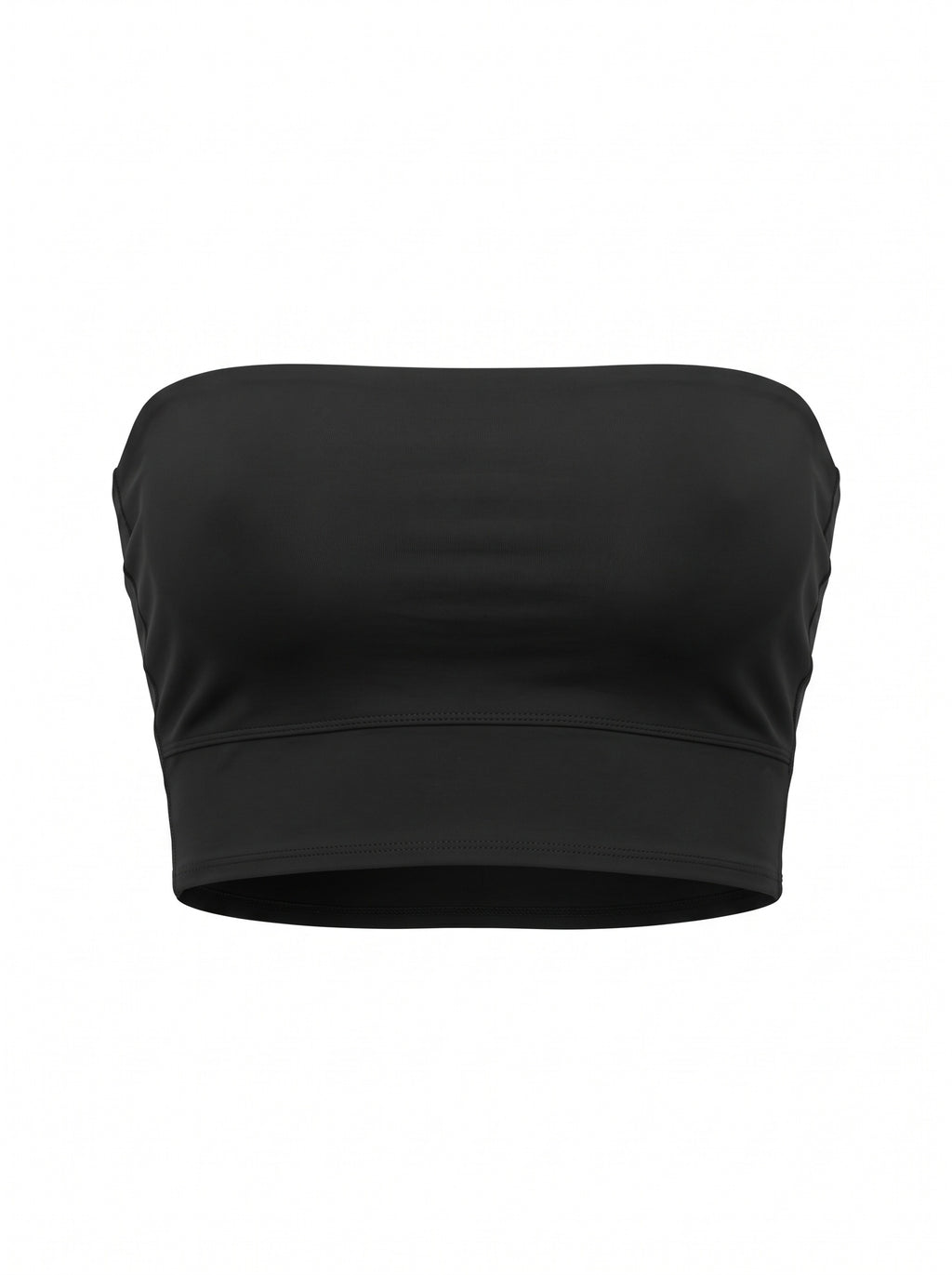 Dikişsiz Straplez Büstiyer Black - Black - ön