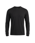 Modal Long-Sleeve siyah tişört — ön