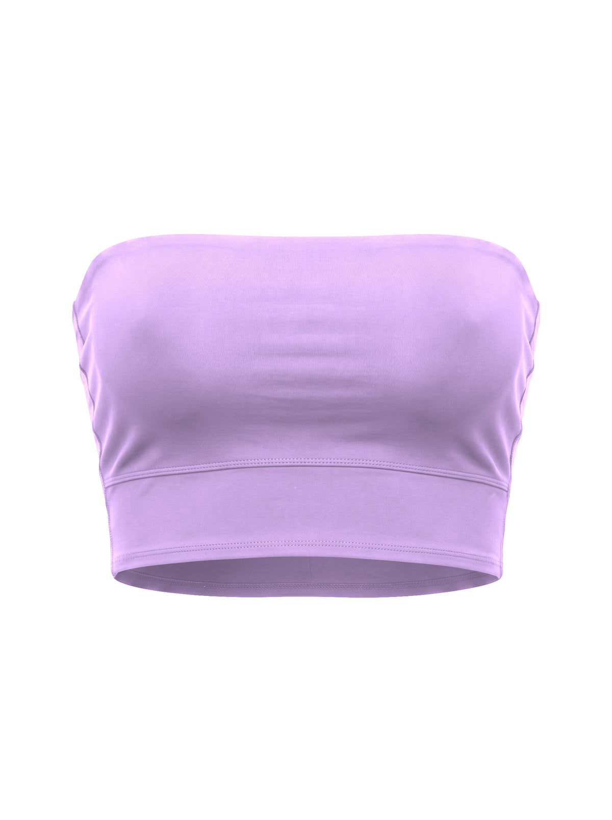Dikişsiz Straplez Büstiyer Black - Lilac - ön