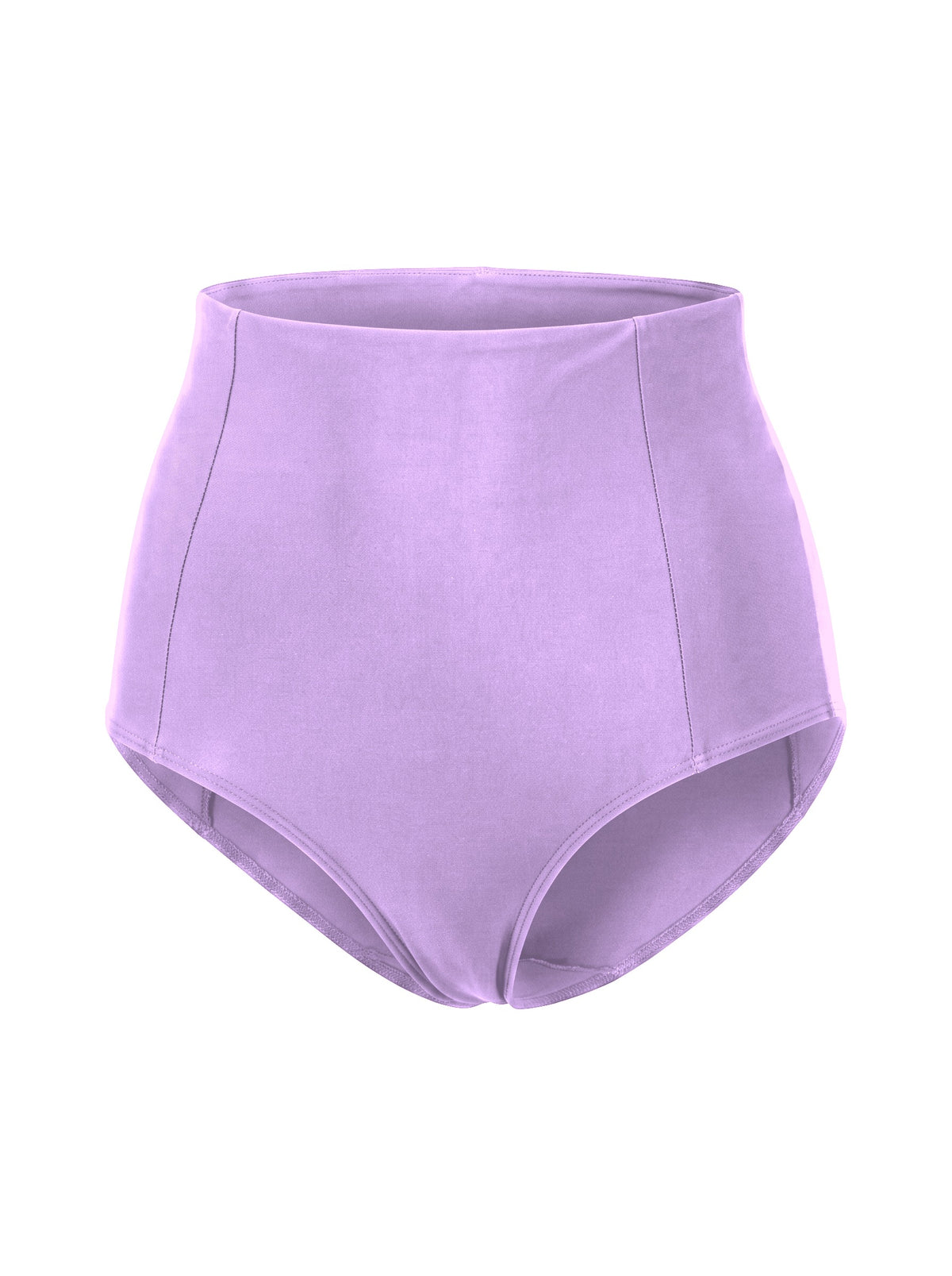 Yüksek Bel Brezilya Kesim Tayt Şort - New Lilac - ön