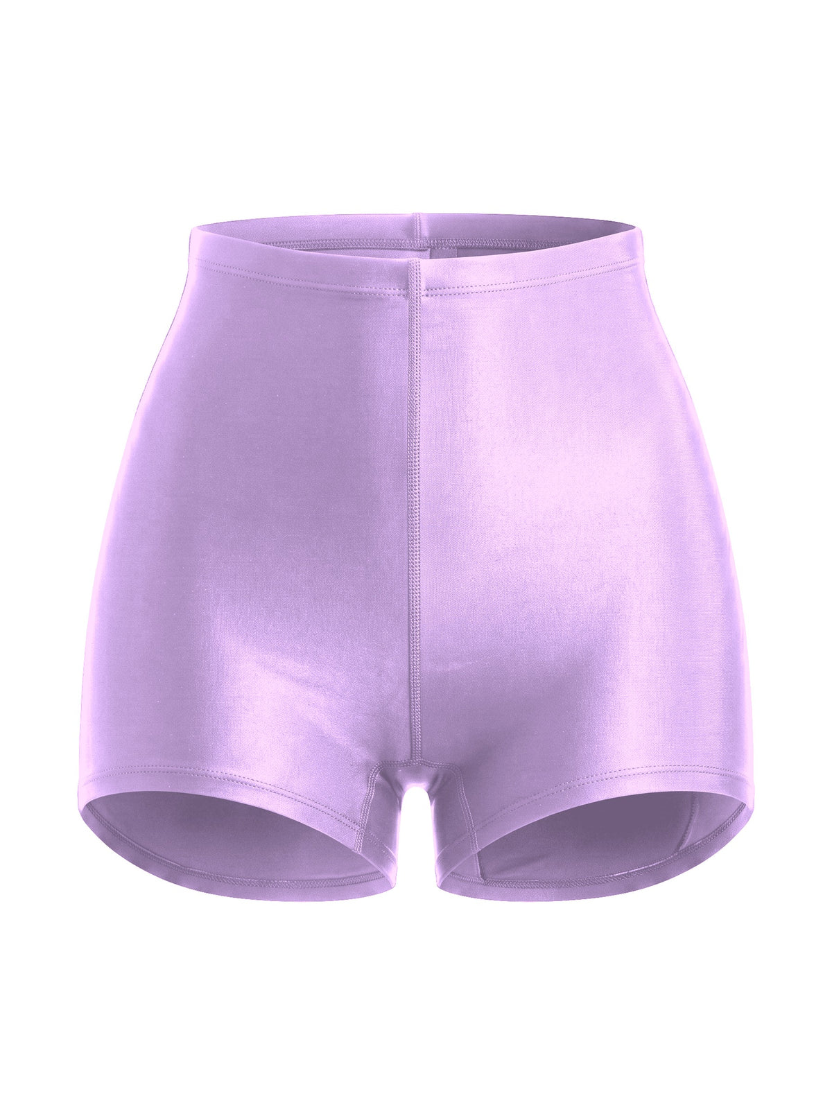 Yüksek Bel Mini Korse Şort - New Lilac - ön